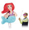 Relaxdays Pinata Meerjungfrau, zum Aufhängen, für Kinder, Mädchen, Geburtstag, zum Befüllen, aus Papier, Piñata, bunt