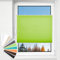 HOMEDEMO Plissee Klemmfix ohne Bohren Jalousien, Grün, 35x120cm(BxH), Plisseerollo Fensterrollo mit Klemmträger, Faltrollo Klemmrollo Sicht-und Sonnenschutz Rollos für Fenster & Tür