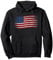 Amerikanische Flagge 4. Juli Vintage USA Flagge Patriotisch Pullover Hoodie