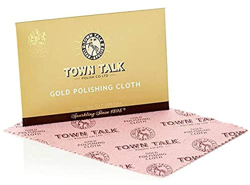 Town Talk Gold Polishing Cloth 4 pack (12.5cm x 17.5cm)