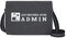 Ich Bin Admin - Umhängetasche Messenger Bag für Geeks und Nerds mit 5 Fächern - 15.6 Zoll, Schwarz Anthrazit