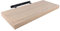 H HANSEL HOME étagère Murale Flottante 60x25x4cm Couleur chêne Blanc, Étagère Murale décoratif Fixation Invisible Charge maximale 25 kg