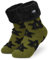 CityComfort Kuschelsocken Damen, Dicke Rutschfeste Haussocken (Grün)