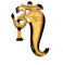Esplanade Ganesha Wandbehang, OM Wandbehang | Heimdekoration | Holz – 29,2 cm – goldfarben