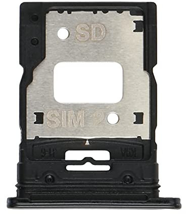 compatibile per Xiaomi Mi 11 Lite M2101K9AG Carrello Vassoio alloggio tray porta scheda nano Sim1+ SIM 2 / o SLOT SLITTA Alloggio Memoria Micro Sd CARD (Nero)
