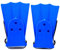 Pinne per Immersione palmes courtes natation piscine Materiale Morbido Foro di Scarico a Doppio Canale Drenaggio rapido Pinne Corte per Snorkeling Sicuro Pinne