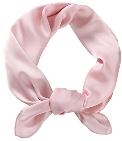 FAIRYGATE Große quadratische Seidenschal Damen für Damen Frauen Seidig wie Kopftuch Bandanas Haarschal A2315