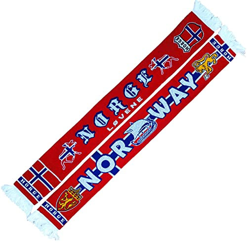 Generisch Norwegen, Norge, Norway Schal (Strickschal), für WM, EM, Fußballschal, Kult-Schal, Souvenirschal