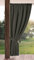 Eurofirany Garden Rideau Extérieur avec Passe Tringle - 1 pc. Rideau Imperméable, Coupe-Vent, Rideau pour Pergola, Cabanon Jardin Exterieur, Gazebo, Terrasse, Pavillon, 155x200 cm, Graphite