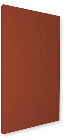 SILENT4® Schallabsorber Wand 114x72x5cm Akustikbild Akustikpaneele aus Akustikvlies, Klettverschluss- & Schraubmontage, messbar verbesserte Raumakustik durch Akustikplatten mit Stoffbezug in Rostrot