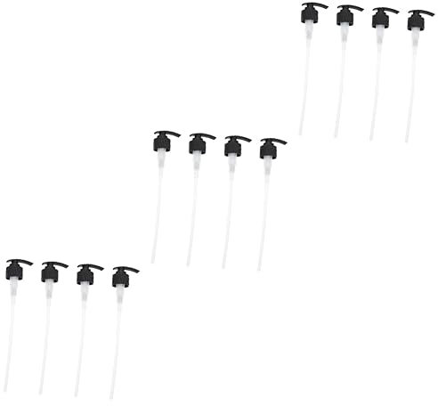 CAXUSD 12 STK Kopf Drücken Emailleschale Groß Flaschen Ersatzpumpe Sprühdüse Für Flaschen Siruppumpe Ersatz-presspumpe Handseifenspender Pp-handseife Sprühflaschendüse Dosierpumpe