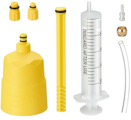 Kit de purga de frenos de bicicleta de montaña,Kit de purga hidráulica de bicicleta - Herramienta de lubricación de frenos de bicicleta - Con herramienta de llenado de aceite de 20ml, Kit de purga de