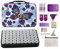 NITNOEI 5D Diamond Painting Zubehör Boxen, 60 Fächer Diamond Painting Aufbewahrungsbox, Koffer Aufbewahrung Organizer für Perlen Nägel Strass, DIY Handwerk Inklusive Werkzeug
