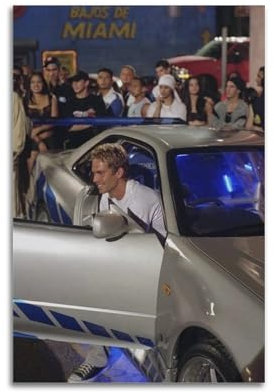 Paul Walker 2 Fast 2 Furious Poster, Rapper-Musik, signiert, limitierte Poster, Albumcover-Drucke, Poster, Leinwand, Wandkunst, Raum, ästhetische Poster, Musik, Klassenzimmer, Schlafzimmer,