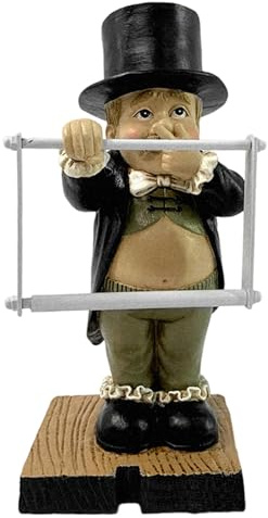 1PC Bathroom Decor, Toilet Butler Funny Toilet Paper Holder Resin Figures 11x4x5 Boy Holding Nose Bathroom Paper Holder Modern Sculptures Home Decor for Home Shelf Table Desk, Style 2