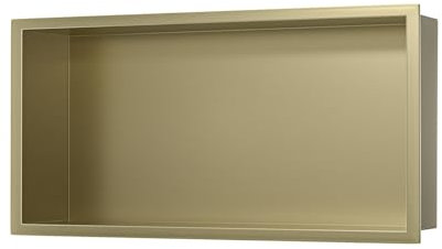 Étagère de douche murale encastrée en acier inoxydable 304 avec porte-savon et articles de toilette