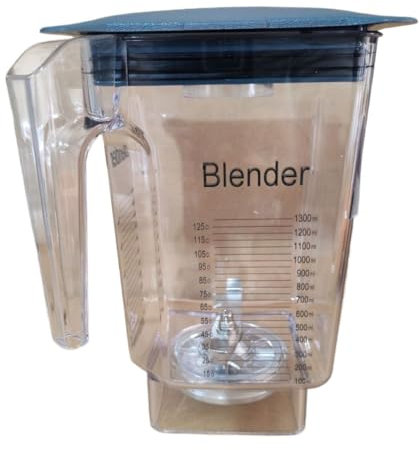 90oz Blender Jar with Blade Compatible with blendtec ES3 570 575 625 725 800 885 Replacement Wild Side Blender Jar 1300ml