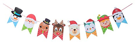 CAXUSD 1 Stück Weihnachtsbeleuchtung Anhänger Kugel Zwerge Aufkleber Neon Weihnachtsdekor Nussknacker Weihnachtskamin Banner Frohe Weihnachten Poster Aufblasbare Weihnachtsdekorationen