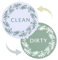 Dishwasher Magnet Clean Dirty Sign, Reversible Double Sided Clean Dirty Magnetic Flip Indicator Sign for Stainless Steel Dish Washer for Home Organization Accessories (White, Light Green)