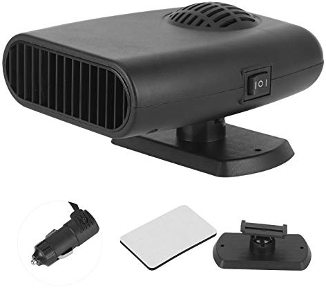 MotorMinds 24V 150W Tragbare Autoheizung, Autoheizung, Auto Heizlüfter Windschutzscheibe Abtauen Antibeschlag Manuelle Steuerung