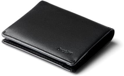 Bellroy Slim Sleeve, Leather Wallet - BlackAsh