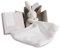 Doudou et Compagnie - Doudou Lapin Mouchoir - Boîte en Forme de Fleur - Blanc - 10 Cm - Idée Cadeau de Naissance Fille et Garçon - Garantie Doudou Perdu - 303