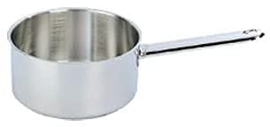 demeyere Saucepan 14 cm Single Pan – Frying Pans (Single Pan, Silver, Metal, 14 cm)