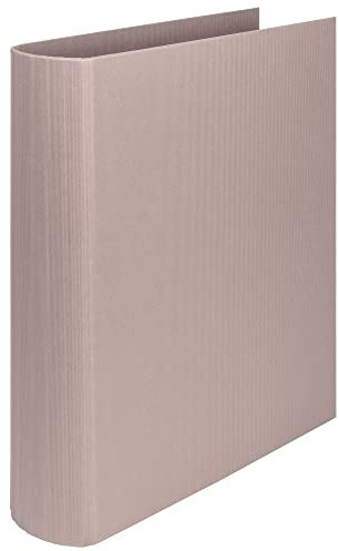 Rössler Papier 1316452495 - S.O.H.O. Ringbuch für DIN A4, 5 cm Füllhöhe, 4-Ring-Mechanik, Taupe, 1 Stück