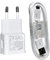 Chargeur original samsung-couleur: blanc-câble de charge eTA-u 90-2 a bloc d'alimentation uSB pour câble de transfert de données (bulk)
