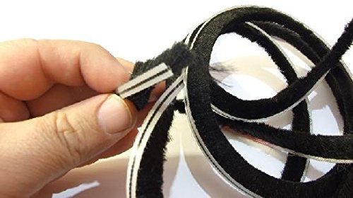 AWITALIA - Spazzolino per zanzariera e tenda da sole con basa spalla da infilare mm.4,8 e altezza pello 13/15mm. METRI LINEARE 15. GARANZIA 10 ANNI (made in Germania)