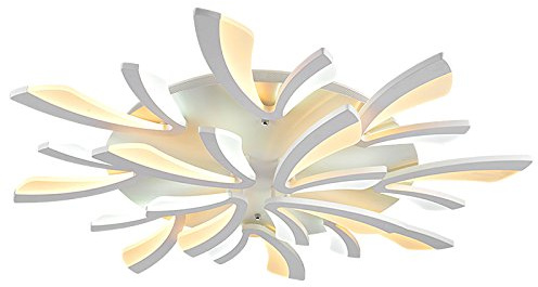 Eurotondisplay XW062-12 Deckenlampe Lichtfarbe/Helligkeit LED Deckenleuchte mit Fernbedienung einstellbar dimmbar