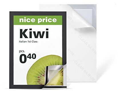 Pelltech P1855610 A3 Self Adhesive Display Frame with Magnetic Closure - Black (Pack of 10)