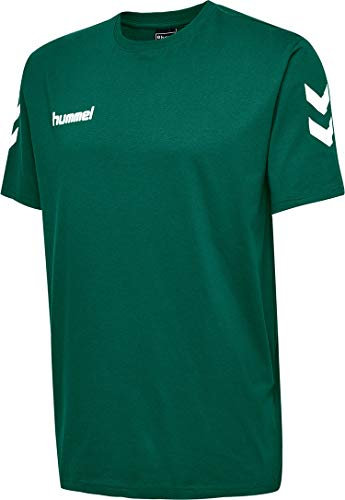hummel Herren Hmlgo bomuld T shirts, Evergreen, XL EU