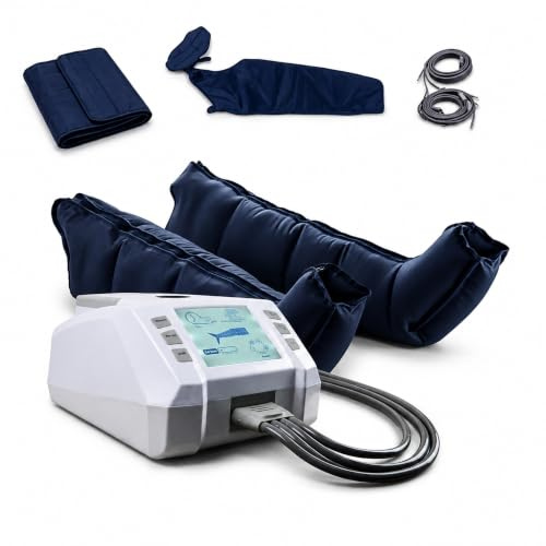 Equipo de Masaje por Aire - Digital con Intensidad Regulable - Masajeador Para Piernas - Abdomen Barriga - Brazo