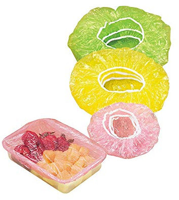 95sCloud Barlingrock-Frische-Schutz-Paket, 24 Stück elastische Topfdeckel Abdeckungen für Obst oder Schüsseln Tassen-Abdeckhauben-Set für Küchen-Gemüse-Schutz-Frischeschutz