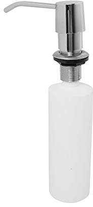 ADGO Dispensador de Jabón para Fregadero de Cocina 250 ml, Distribuidor de Jabón Industrial para Garaje, Jabonera Empotrada con Bomba Recipiente de Líquido Lavavajillas Oculto, 1 Pieza