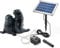esotec Solar Wasserspeier Set Seehund Paar, Solarpumpe, Teichfigur Gartenfigur Gartenstatue, Tauchpumpe, Gartenbrunnen, Springbrunnen außen outdoor, Vogeltränke H=22cm 101656
