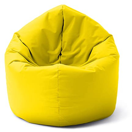 Lumaland Sitzsack Drops: runder Sitzsack (300 L) mit 2-in-1-Funktion für bequemes Sitzen & Liegen | Der Doppelagent für Relax-Momente in- & Outdoor I Mit anpassungsfähiger EPS-Füllung | Ø 120 x 75 cm