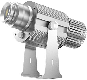 DYBDEU GOBO Logo Projector Light 15W/25W/35W LED GOBO Projector Advertising Logo Light for Store Wedding Event Advertising Outdoor Indoor Use,Silver,35W