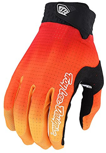 Troy Lee Designs Air Glove Jet Fuel, Schwarz/Rot, Größe L