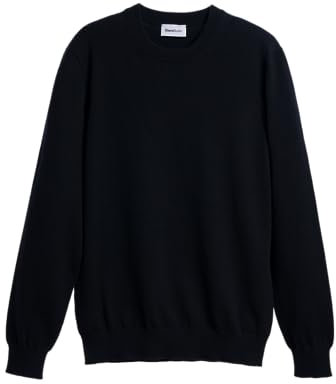 Diana Studio - Paricollo in 100% Cotone a Maniche Lunghe, Uomo, Nero, Taglia XL, Regular Fit