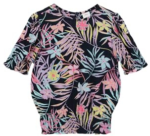 s.Oliver Kurze Viskosebluse mit Smok-Detail