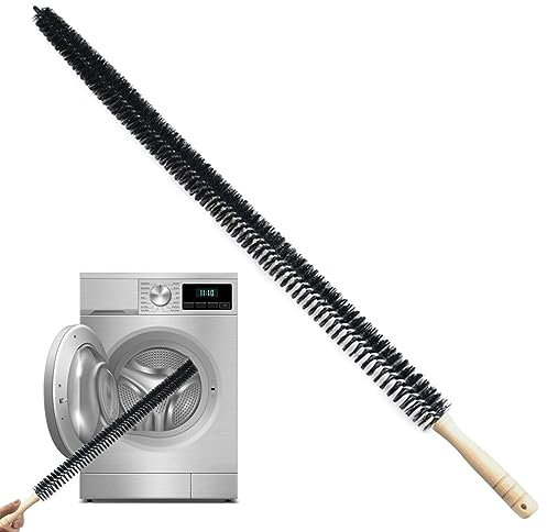 Goowafur Radiator Cleaner Brush,Radiator Cleaning Dryer Brush - Reusable Flexible Long Refrigerator Coil Brush Cleaning Scrubber for Clothes Dryer