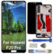 Int'x Écran pour Huawei P20 Pro CLT-AL01 L29 LCD Écran Tactile de Remplacement avec Outils Noir avec Cadre Haute Qualité