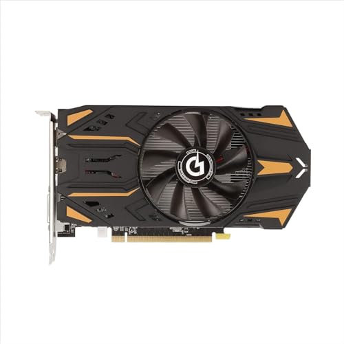Nuwo Scheda Video RX550 RX 550 4 GB GDDR5 128 bit 1183MHz, Scheda Grafica GPU per PC Gaming, DVI, HDMI, DisplayPort, PCI Express 3.0 x8, Supporta DirectX 12, Bulk