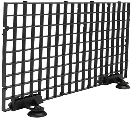 iplusmile Geteilte Platte Aquarium-trennwände Trennwand Für Aquarien Trennplatten Schwarze Filterschale Am Boden des Aquariums Fischzüchter Netz Fischtrennungsstelle Filtergitter