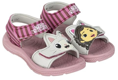 CERDÁ LIFE'S LITTLE MOMENTS Gabby's Dollhouse Kindersandalen - Größe 26-100% aus EVA-Gummi - Strandsandalen - Gabby und Dollhouse Druck - Original Produkt entworfen in Spanien