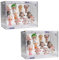 Acryl Vitrine Schaukasten, Transparente Vitrine für Figuren, Staubdichter Schaukasten, Plexiglas Vitrine, Sammelvitrine mit Tür für Minifiguren, Modellautos, Sammelobjekte (Transparent, 2 Pack)