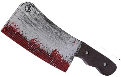 Boolavard Halloween Faked Knife DIY Scary Decor Costume Party Horror Cosplay Props Gifts (Butcher 2)
