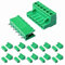 Phoenix-Stecker, 6-polig, 5,08 mm, PCB-Halterung, Schraubklemme, Steckverbinder, männlich, weiblich, gerade, Stecker, 10 Stück
